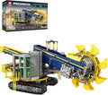 Reobrix Bucket Wheel Excavator Building Blocks Set 22017 Remote Control Construction Vehicle Model Kit for Adult RC Technic Engineering Car Toys Gifts for Boys and Girls 14+ (3970 PCS)