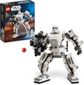 Lego 75370 Star Wars The Stormtrooper Robot Buildable Figure Model with Articulated Parts Minifigure and Blaster Tenon Launcher Toy for Kids Boys and Girls from 6 Years Old