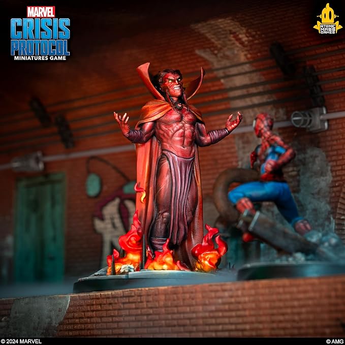 Marvel: Crisis Protocol Mephisto Character Pack - Manipulator of The Battlefield! Tabletop Superhero Game Ages 14+ 2 Players 90 Minute Playtime Made by Atomic Mass Games
