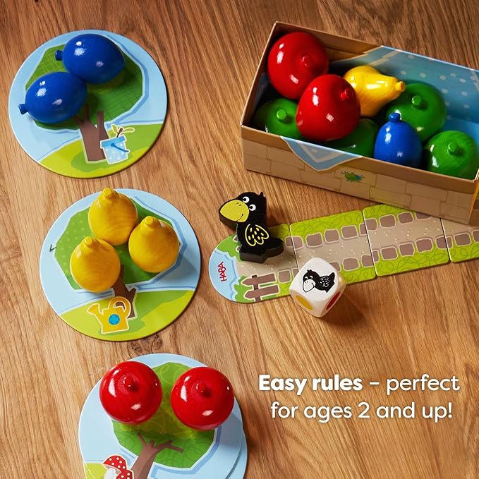 HABA My Very First Games - First Orchard Toddler Game - My First Orchard Game Cooperative Toddler Board Games for 2 Year Olds - Made in Germany