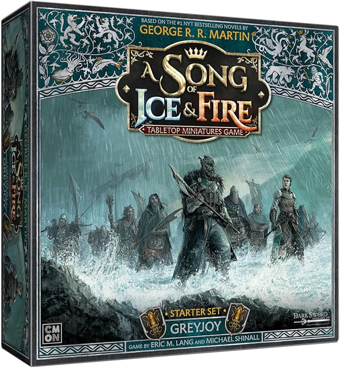 A Song of Ice and Fire Tabletop Miniatures Game House Greyjoy Starter Set - Rulers of The Iron Islands! Strategy Game for Adults Ages 14+ 2+ Players 45-60 Minute Playtime Made by CMON