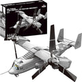 Apostrophe Games V-22 Osprey Tiltrotor Aircraft Building Block Set – 460-Pcs Plane for Kids Older Than 10 and Adults – Compatible with All Building Bricks