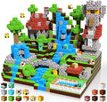 150PCS Magnetic Blocks - Magnetic Building Blocks Magnet Cubes Toys Stacking Build Forest World Set STEM Montessori Sensory Toys for Kids Boys Girls Ages 3 4 5 6 7 8 9 10 Easter Birthday Gifts