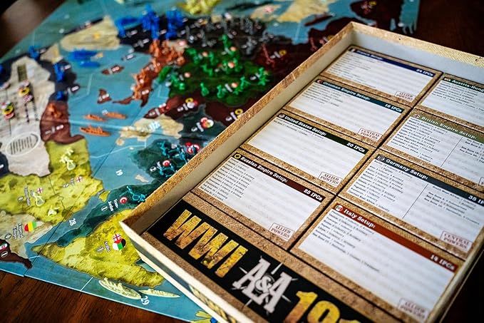 Renegade Game Studios Axis &amp Allies: WWI 1914 Board Game Strategy Multiplayer War Game for 2-8 Players