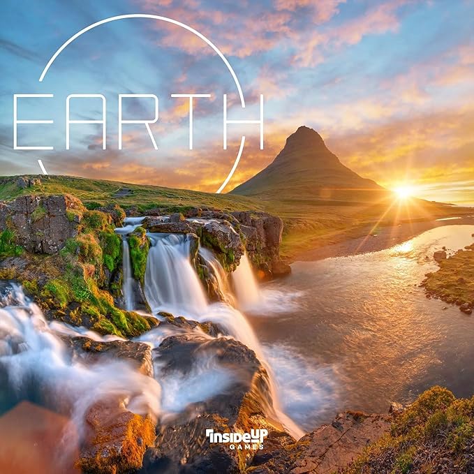 Inside Up Games Earth | Board Game of The Year 2023 | Ecosystem Building Card Drafting Action Selection | Create Amazing Natural Synergies | 1 to 6 Players | 45 to 90 Minute | Age 13+