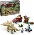 LEGO Jurassic World Dinosaur Missions: Stegosaurus Discovery Building Set - Dinosaur Toys Pretend Play Set with 2 Minifigures for Boys &amp Girls Ages 6+ - Gift Ideas for Kids - 76965