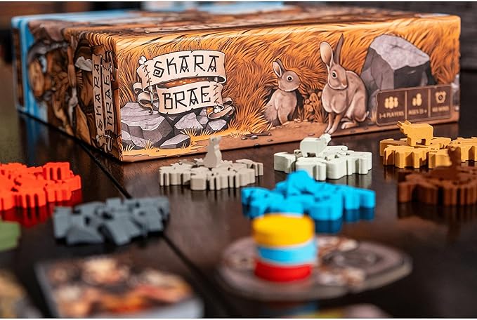 Renegade Game Studios Skara Brae Board Game Resource Management Strategy Develop Village Ages 13+ 1-4 Players