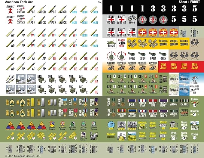 Compass Games American Tank Ace: Europe 1944-45