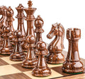 AMEROUS High Polymer Weighted Chess Pieces with 4.25'' King - 2 Extra Queens - Gift Package Standard Tournament Chessmen for Chess Board or Replacement of Missing Pieces (Chess Pieces Only)