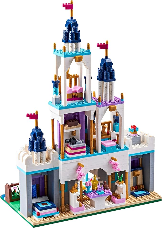 Architecture Micro Blocks Building Castle Sets2800+ PCS Mini Bricks Building Blocks for Adults and TeensDream Castle