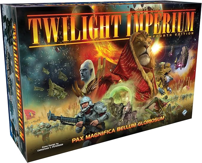 Asmodee Twilight Imperium: 4th Edition Board Game - Epic Galactic Conquest Sci-Fi Adventure Strategy Game for Kids &amp Adults Ages 14+ 3-6 Players 4-8 Hour Playtime