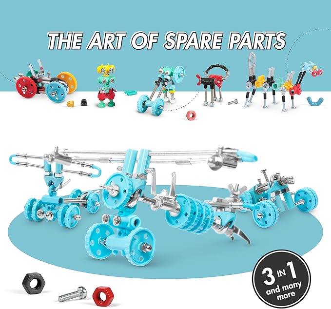 The Off Bits AirBit – Build Your Own Airplane! STEM Building Kit for Creative Kids 8-12 &amp Curious Adults Fun Educational Gift for Boys &amp Girls