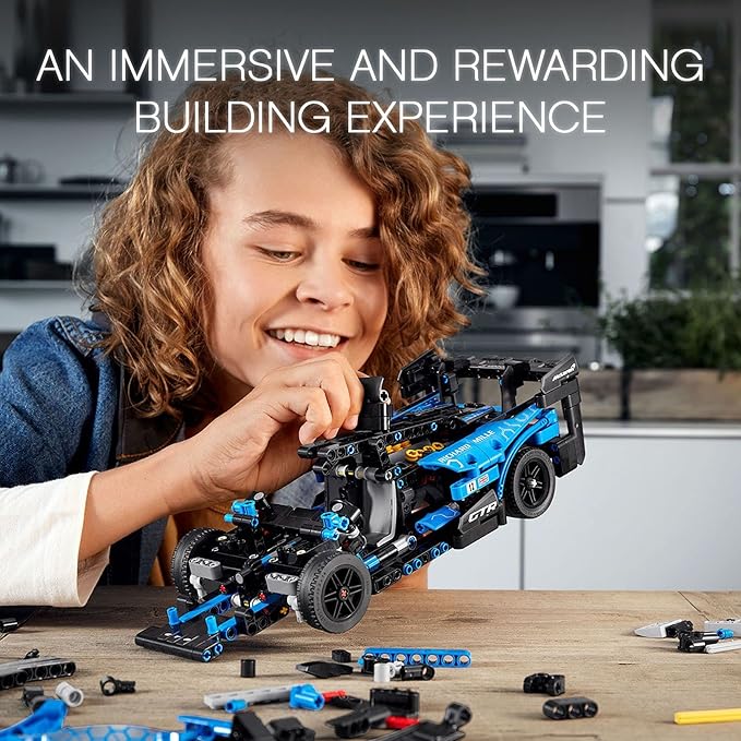 LEGO Technic McLaren Senna GTR 42123 Racing Sports Collectable Model Car Building Kit Car Construction Toy Gift Idea for Kids Boys and Girls