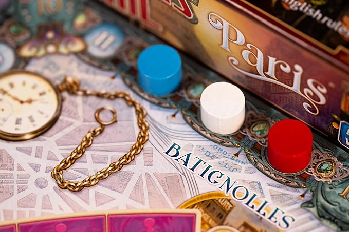Asmodee Ticket to Ride Paris Board Game - Train Route-Building Strategy Game with Detailed Parisian Buses Fun Family Game for Kids &amp Adults Ages 8+ 2-4 Players 10-15 Min Playtime