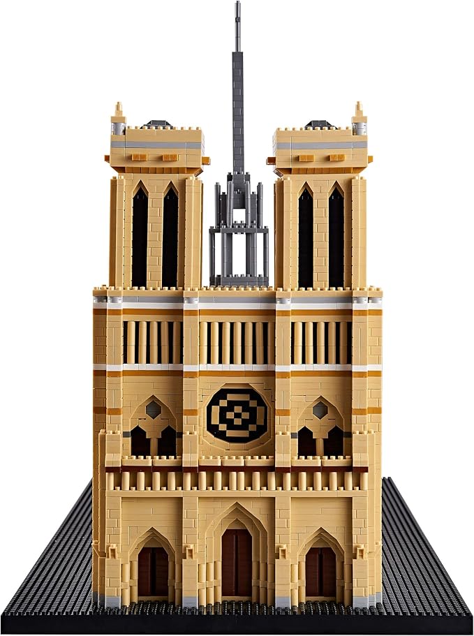 Notre Dame De Paris World Famous Micro Building Blocks Collection Model Architecture Sets for Adults 7380 PCS Ideas DIY Mini Bricks Kit present for Ages 14+