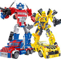 HIGH GODO Transforming Building Set Collectible 2in1 Transformation Robot and Truck Building Block Set Cool Robots Toys Gifts for Teens Adults 14+ (636 Pieces)