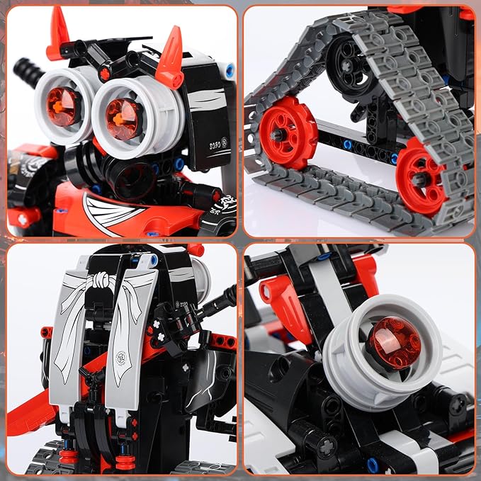 MagicKidz Robot Building Kits for Kids - STEM Birthday Gifts for 6 7 8 9 10 11 12+ Year Old Boys - 3 in 1 Robotics Toy with APP &amp Remote Control Coding Educational DIY Science Project