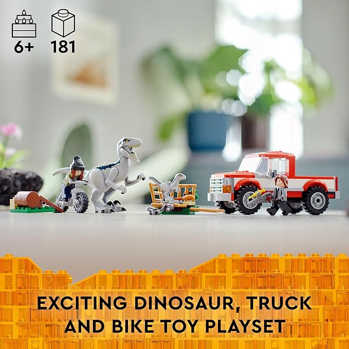 LEGO Jurassic World Blue et for Kids Aged 6 and up (181 Pieces)