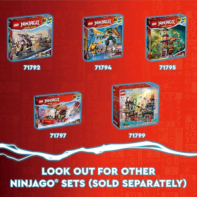 LEGO NINJAGO Imperium Dragon Hunter Hound 71790 Building Set Featuring Monster and Dragon Toys and 3 Minifigures Great Ninja Toys for Kids Ages 6+ Who Love to Play Out Ninja Stories