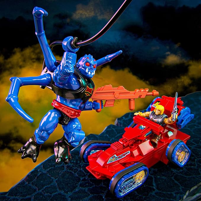 Mattel MEGA Masters of The Universe Eternia Battleground Toy Building Set Small HFF28