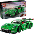 LEGO Technic Porsche 911 GT3 R Rexy AO Racing Car Building Toy for Boys &amp Girls - Car Toy W/Realistic Steering &amp 6-Cylinder Engine for Kids &amp Auto Fans Ages 11+ - Gift Idea for Birthdays