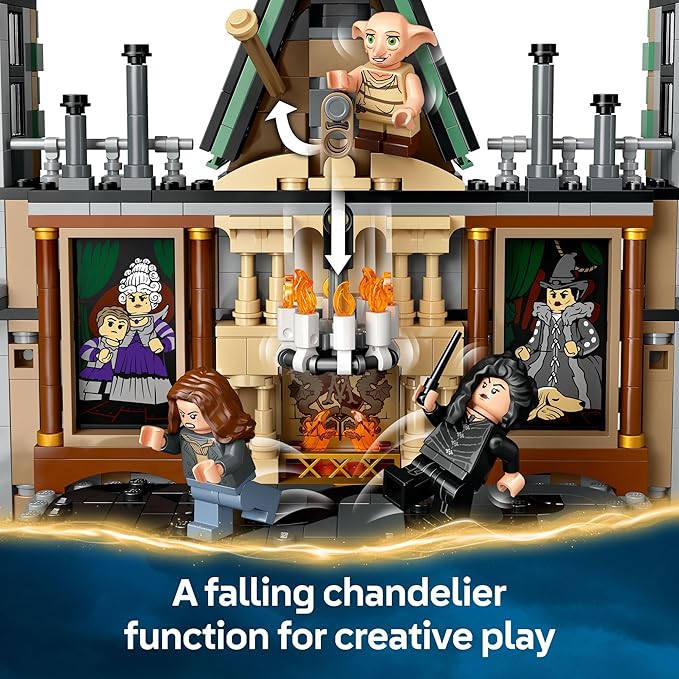 LEGO Harry Potter Malfoy Manor Building Set - Harry Potter Toy for Boys &amp Girls Ages 10+ - Collectible Kids Toy for Fans - Includes 9 Minifigures - 76453
