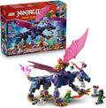 LEGO NINJAGO Rontu The Master Dragon Building Toy - Dragons Rising Model Building Kit for Boys &amp Girls Ages 7+ - Kids Toy W/ 4 Ninja Minifigures &amp Dragon Figurine - Gift Idea for Birthdays -