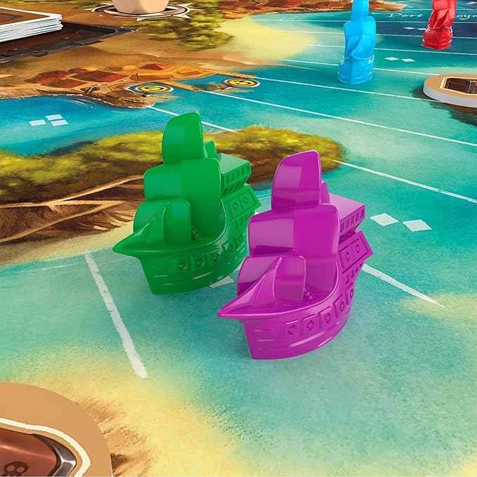 Jamaica Board Game (New Edition) - Family-Friendly Pirate Racing Game Strategy Game for Kids &amp Adults Ages 8+ 2-6 Players 30-60 Minute Playtime Made by Space Cowboys