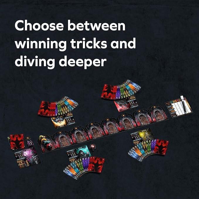 Allplay Torchlit Board Game - Card Game 2 to 5 Player - 40 Minutes Game Time