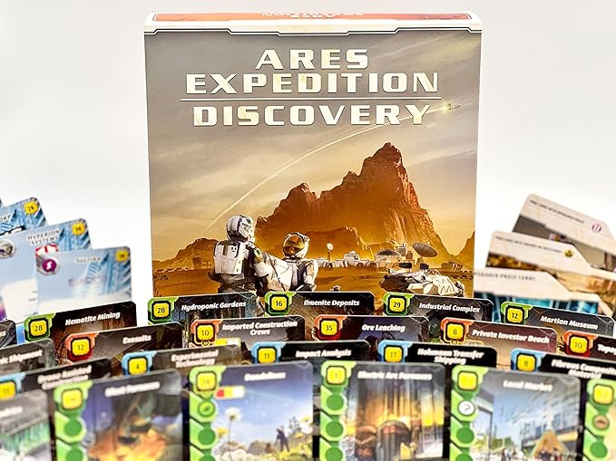 Terraforming Mars Ares Expedition: Discovery by Stronghold Games Strategy Board Game - for 2 to 4 Players Ages 14+