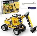 Lucky Doug Stem Building Projects Toys for Kids Boys 8 9 10 11 12 Year Old Metal Building Construction Model kit Building Blocks DIY Toy