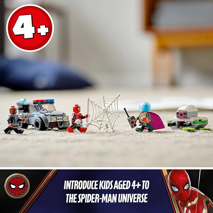 LEGO Marvel Spider-Man vs. Mysterio’s Drone Attack 76184 Building Kit (73 Pieces)