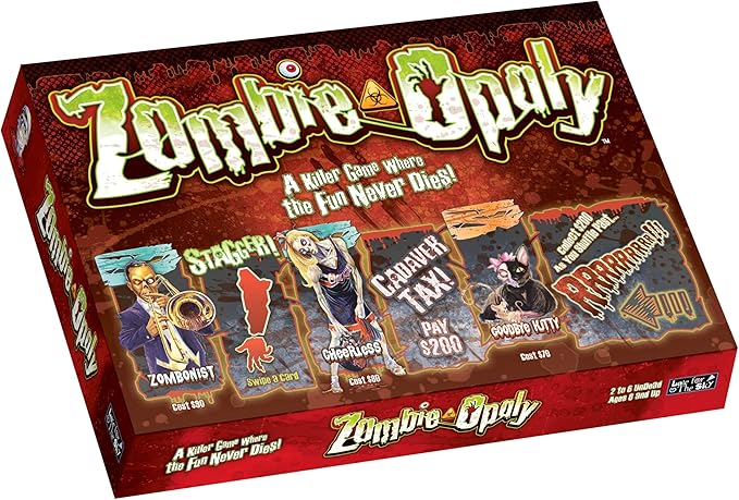 Zombie-Opoly Board Game