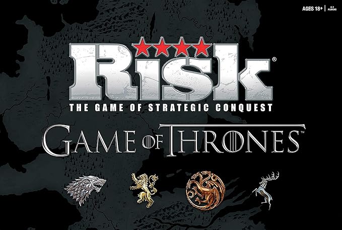 USAOPOLY Risk Themed Game of Thrones Strategy Board Game |for Game of Thrones Fans | Official Merchandise | Based on The TV Show on HBO Orignal Color