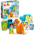 LEGO DUPLO Town Recycling Truck 10987 Building Toy Set Learn Through Play with This STEM Creative Birthday Gift for Toddlers Boys Girls Ages 2+ Comes with 3 Sorting Bins for Recycling