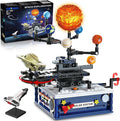 Solar System Building Sets with Light - Rotatable Space Exploration Building Toys with 9 Planets &amp Rocket Sets Science Astronomy Educational Gifts for Boys Girls Age 8+ Years Old Kids(775 PCS)