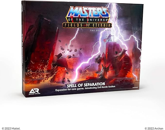 Masters of The Universe Spell of Separation Expansion Set for use with Fields of Eternia Core Board Game Ages 14+ 1-6 Players