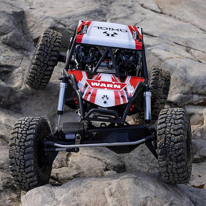 Axial RC Crawler 1/8 AXP8 Gilamon 2.2 4X4 RTR Brushed Trail Buggy Red (Battery and Charger Not Included) AXI-1207T2