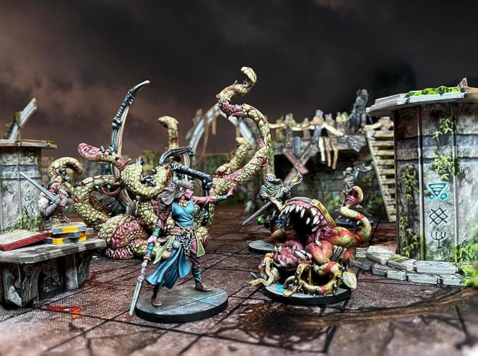 Maladum Oblivion's Maw Expansion - Fantasy Dungeon Crawler Game Immersive Terrain Solo Co-op and Adversarial Play