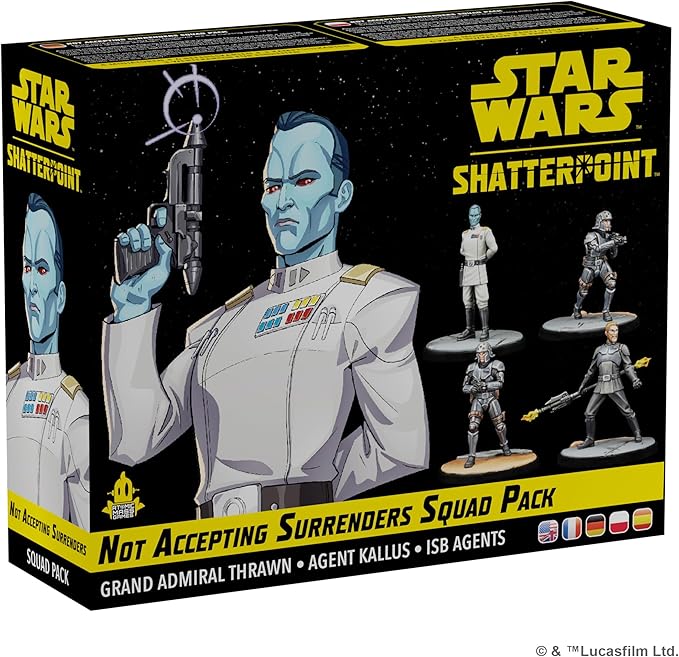 Star Wars Shatterpoint Not Accepting Surrenders Squad Pack - Tabletop Miniatures Game Strategy Game for Kids and Adults Ages 14+ 2 Players 90 Minute Playtime Made by Atomic Mass Games