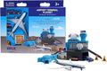 Daron Airport Building Playset with Boeing 787 Die-Cast Metal Airplane &amp Free-Wheeling Airport Car – Buildable Terminal with ATC Tower Jet Bridge &amp Accessories Construction Toy for Ages 3+