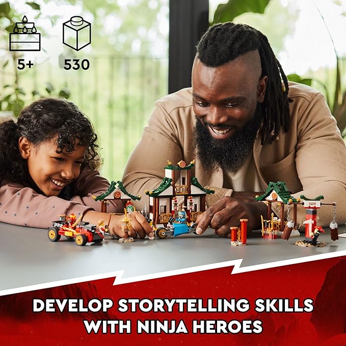 Lego NINJAGO Creative Ninja Brick Box 71787 Toy Storage Bricks to Build Dojo Ninja Car Motorbike 6 Minifigures &amp More Toys for Kids 5 Plus