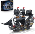 Pirate Ship Building Sets with LightsMOC Black Pearl Ships Building Blocks for AdultsPirate Boat Building ToysCollectible for Home DecorValentine Day Birthday Gift for Boys 8-14(2288Pcs)