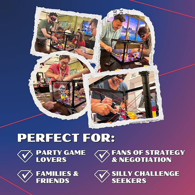 Tiny Laser Heist – Hilarious 3D Heist Game Outsmart &amp Negotiate for The Loot Fun Cooperative Board Game for Ages 12+ Perfect for Game Nights &amp Parties 3-6 Players