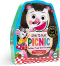 eeBoo: Spin to Play Picnic - Game for Kids Gather Food with Friends Preschool Ages 3+ 2-4 Players 15-25 Min Playing Time