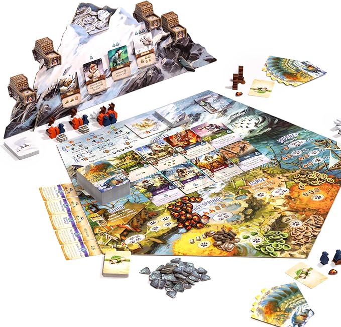 Everdell Silverfrost Essentials Edition Board Game for 1–4 Players | Standalone City-Building Strategy Game Ages 10+ | Worker Placement Tabletop Game
