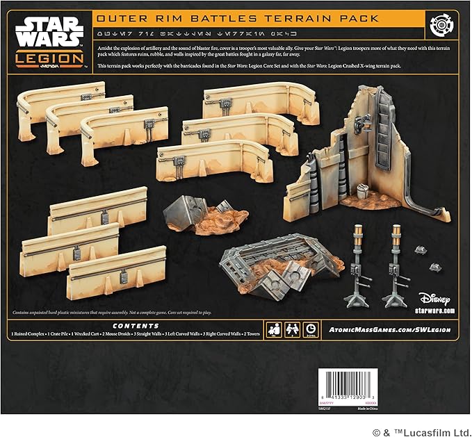 Star Wars: Legion Special Operations Terrain Pack - Tabletop Miniatures Game Strategy Game for Kids and Adults Ages 14+ 2 Players 3 Hour Playtime Made by Atomic Mass Games