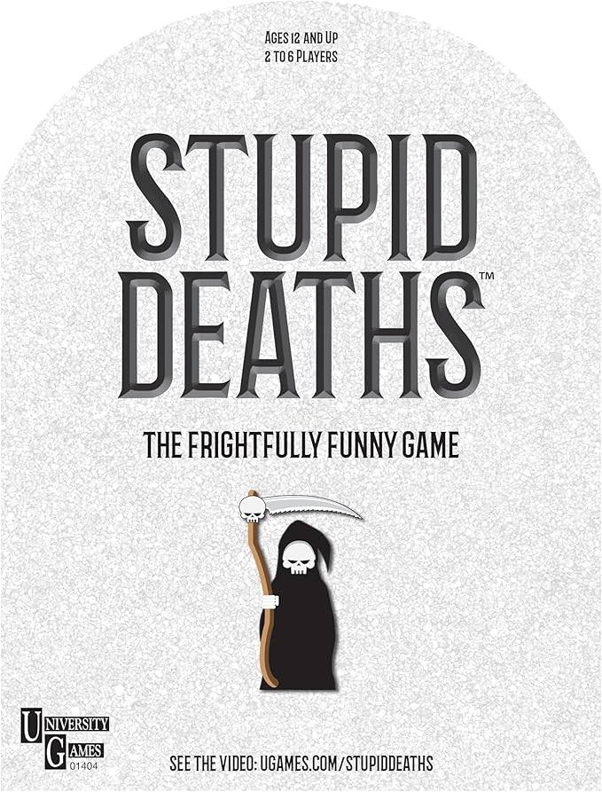 University Games | Stupid Deaths The Party Game for Adults &amp Teens Ages 12 &amp Up (01404)