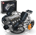 Mould King 10248 V8 Engine Model That Works Build Your Own Cars Combustion Battery/Motor Blocks Sets for Adults 14+ STEM Toy Gift for Display Collection(3192 Pcs)