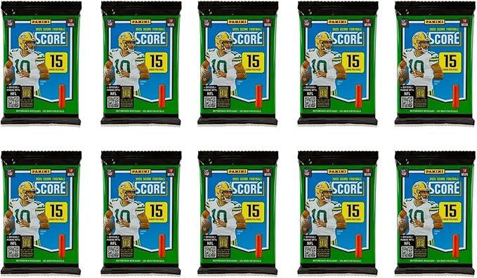 2025–26 Panini Score NFL Football Mega Box – Official Trading Cards – Mega Box Exclusive Parallels Rookie Cards &amp Inserts – Sealed Retail Box